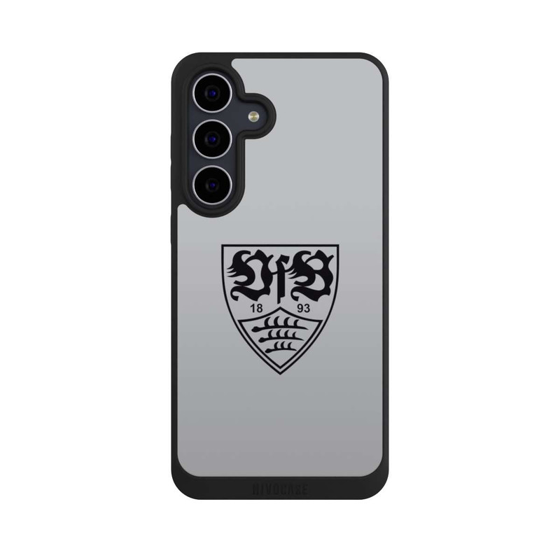 Galaxy S25 FE NIVOpure VfB Stuttgart Wappen Grau