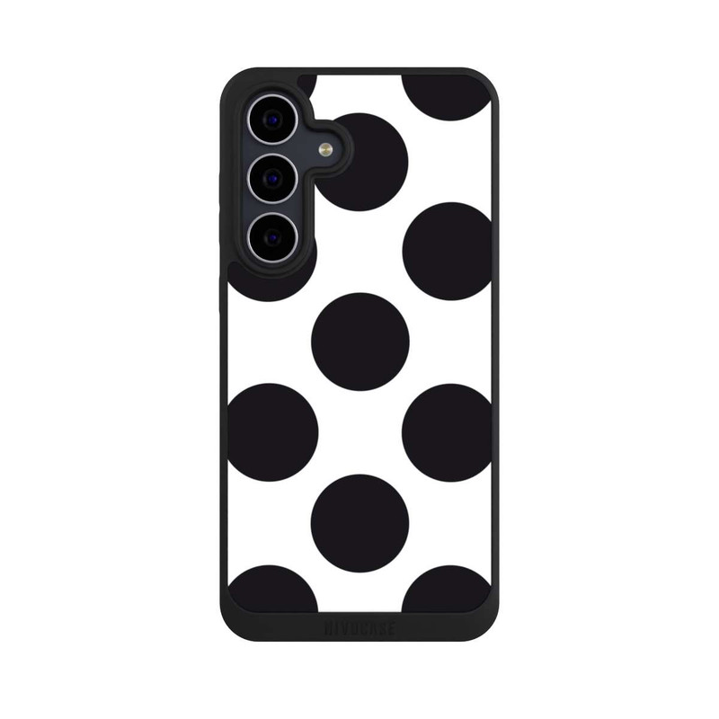Galaxy S25 FE NIVOpure Big Dots - White
