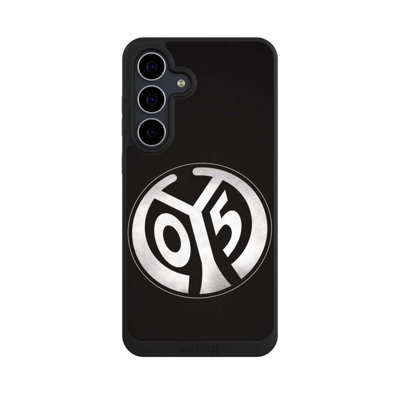 Galaxy S25 FE NIVOpure Mainz 05 Schwarz Grunge