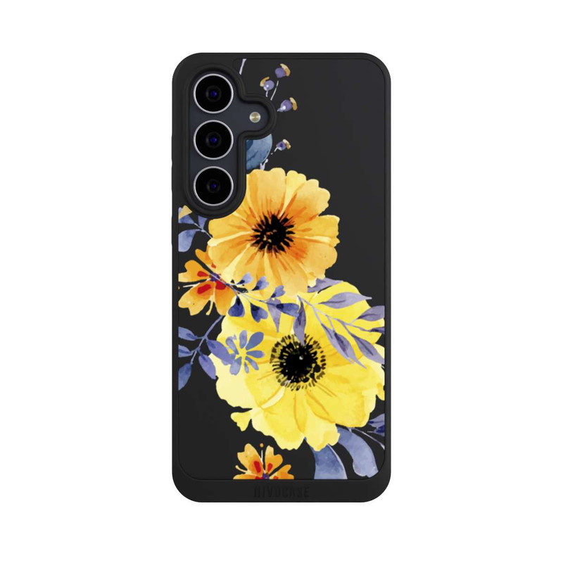Galaxy S25 FE NIVOpure Gelbe schwedische Blumen