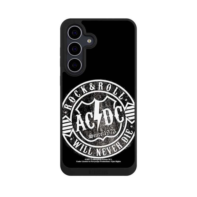 Galaxy S25 FE NIVOpure ACDC Rock and Roll Weiss
