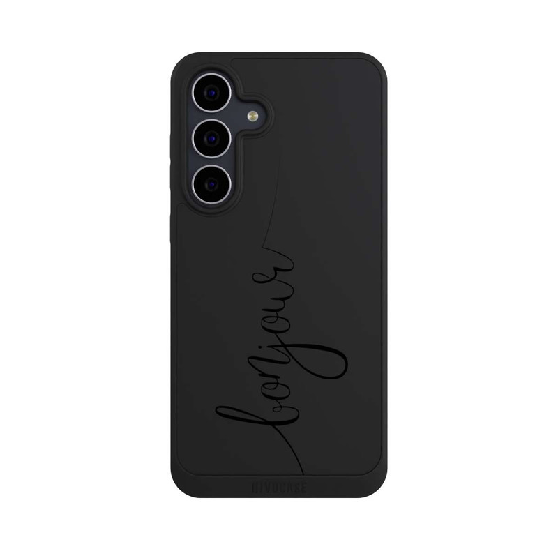Galaxy S25 FE NIVOpure Bonjour Schwarz ohne Hintergrund