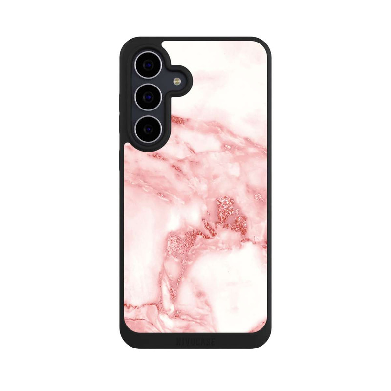 Galaxy S25 FE NIVOpure Pink and White Marble