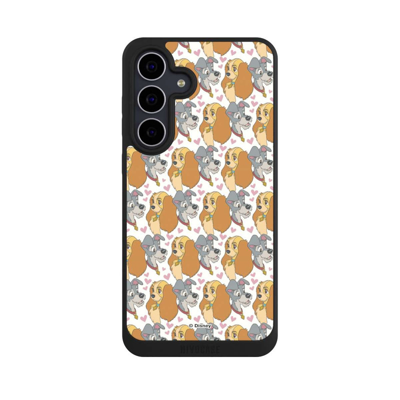 Galaxy S25 FE NIVOpure Susi und Strolch Muster Herzen