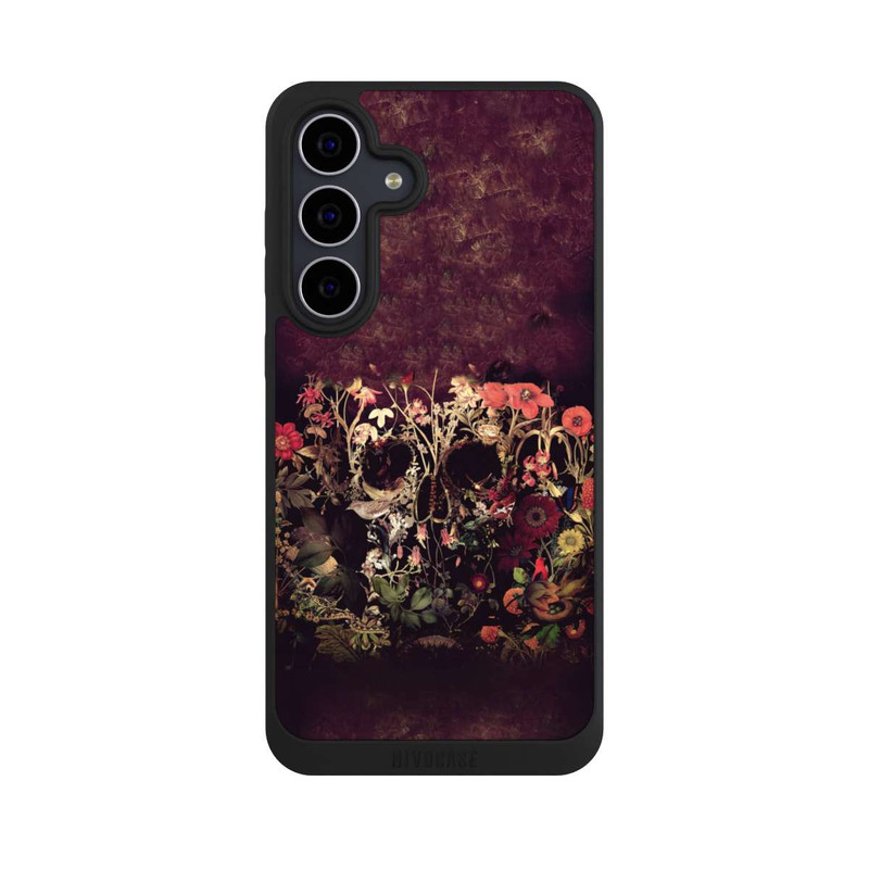 Galaxy S25 FE NIVOpure Crâne Fleurs Mortes