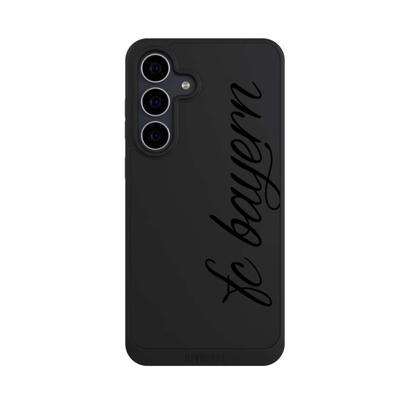 Galaxy S25 FE NIVOpure Schwarzes FCB Girlmotiv - ohne Hintergrund