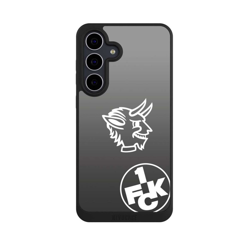 Galaxy S25 FE NIVOpure Teufelskopf FCK auf Schwarz