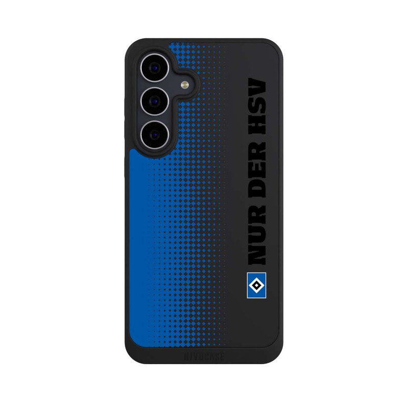 Galaxy S25 FE NIVOpure Nur der HSV - Rautenraster Blau - ohne Hintergrund