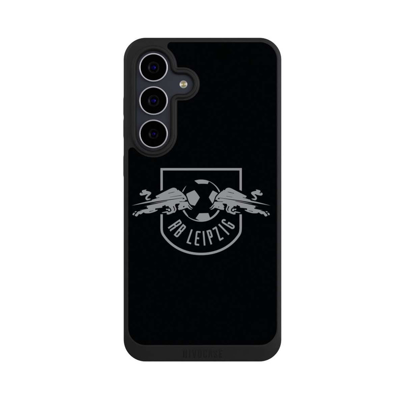 Galaxy S25 FE NIVOpure Graues RB Leipzig Logo auf Schwarz