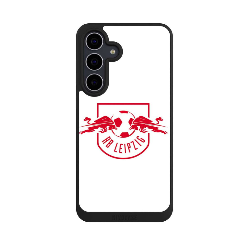 Galaxy S25 FE NIVOpure Rotes RB Leipzig Logo auf Weiß
