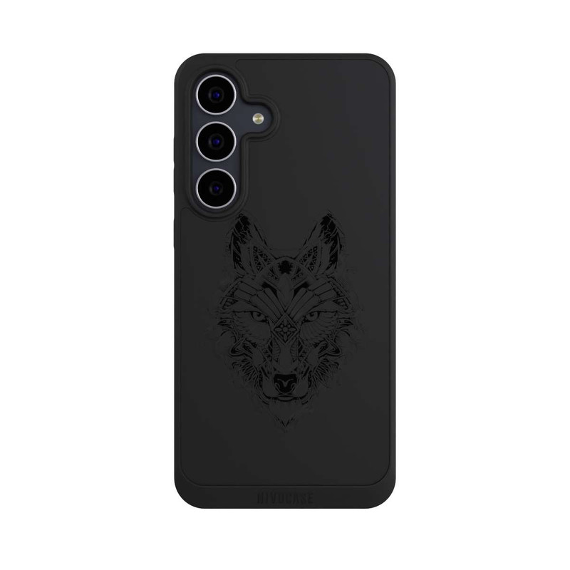 Galaxy S25 FE NIVOpure Wolf Mandala ohne Hintergrund