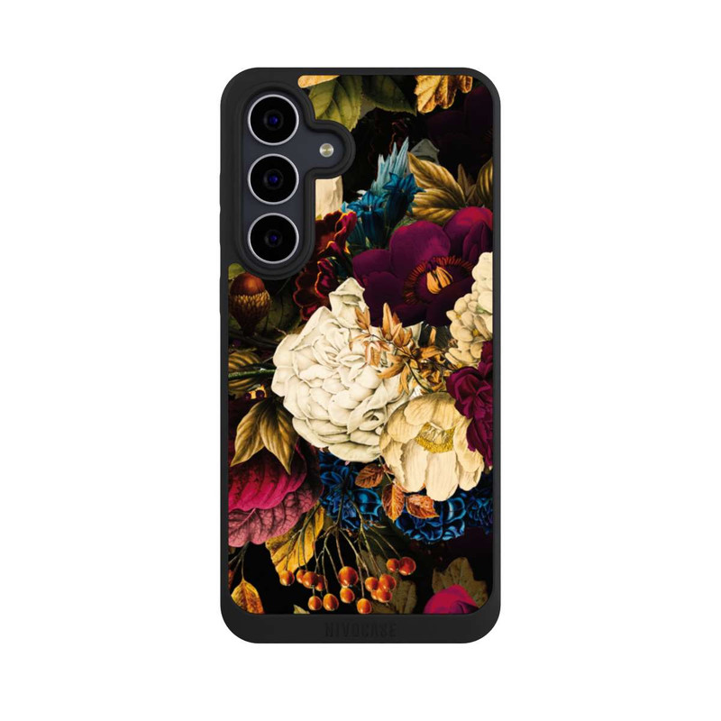 Galaxy S25 FE NIVOpure Dunkle Vintage Blumen