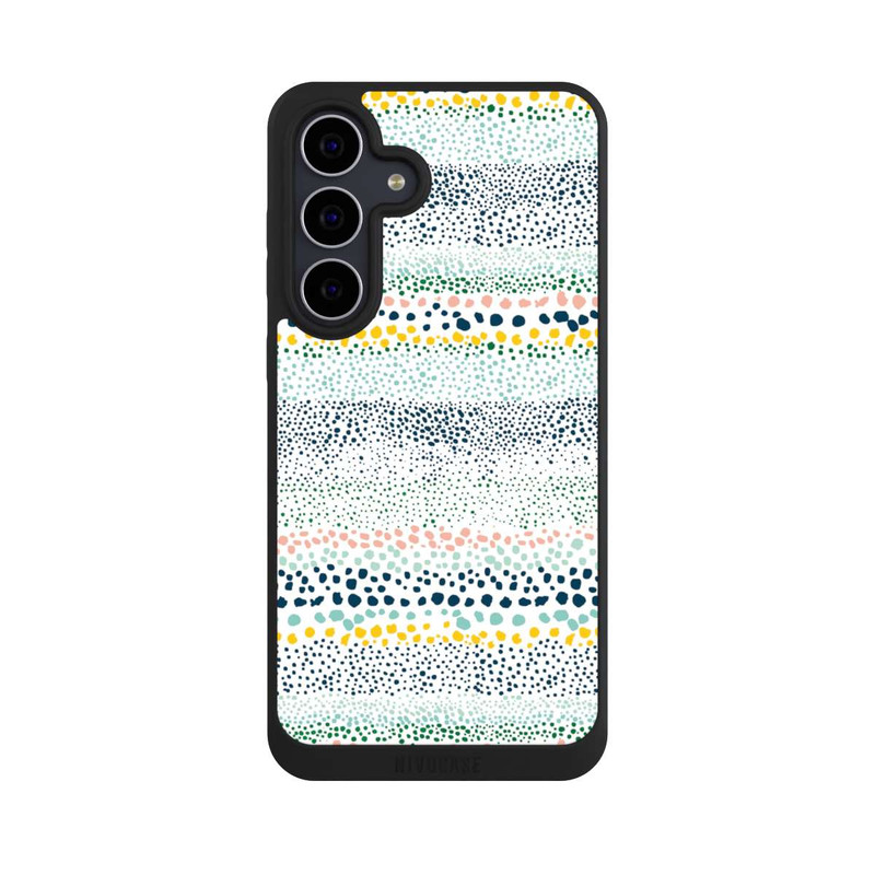 Galaxy S25 FE NIVOpure Kleine Punkte, strukturiertes Weiß