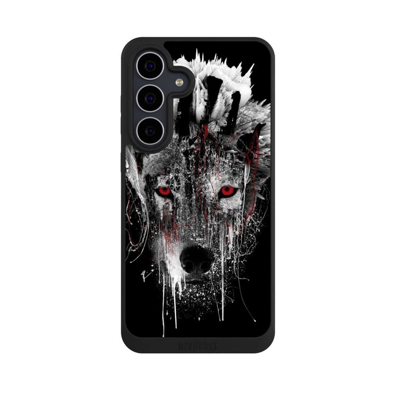 Galaxy S25 FE NIVOpure Rote Augen Wolf