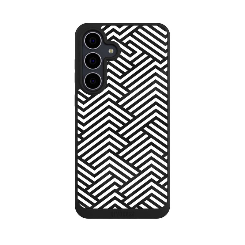 Galaxy S25 FE NIVOpure Black and White ZigZag
