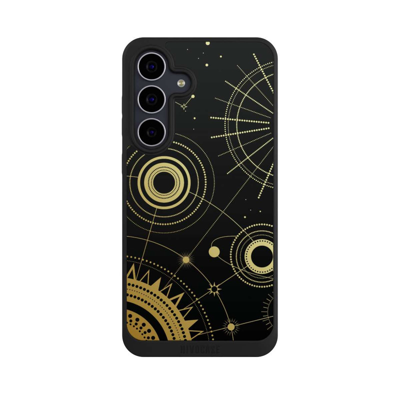 Galaxy S25 FE NIVOpure Black and Gold Look Abstract