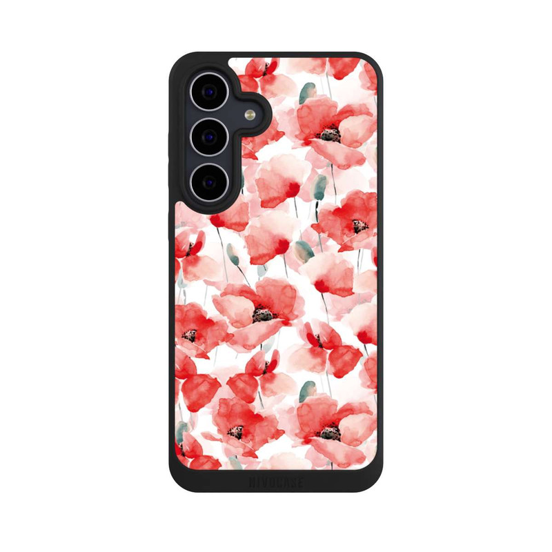 Galaxy S25 FE NIVOpure Mohnblumen Muster