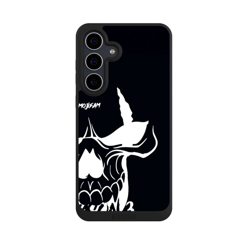 Galaxy S25 FE NIVOpure Schädel Groß Schwarz/Weiß