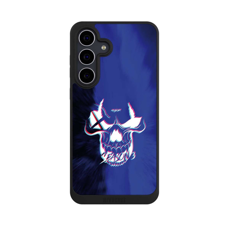 Galaxy S25 FE NIVOpure Blauer Totenkopf
