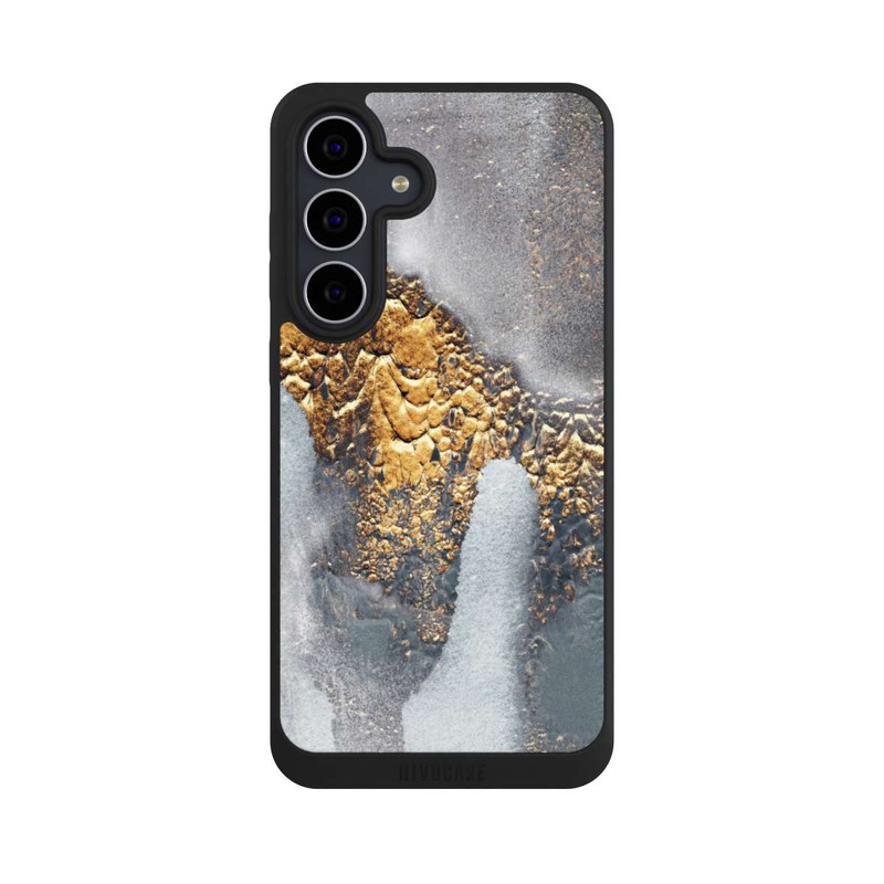 Galaxy S25 FE NIVOpure Beton-Gold-Glitzerlook