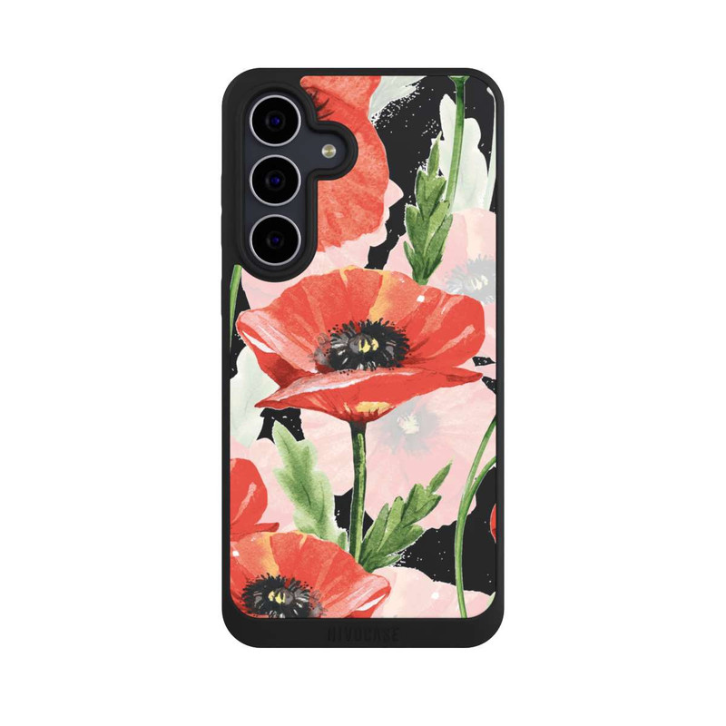 Galaxy S25 FE NIVOpure Prairie de Coquelicots sans Fond 