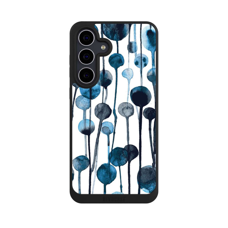 Galaxy S25 FE NIVOpure Tropfende Punkte blau