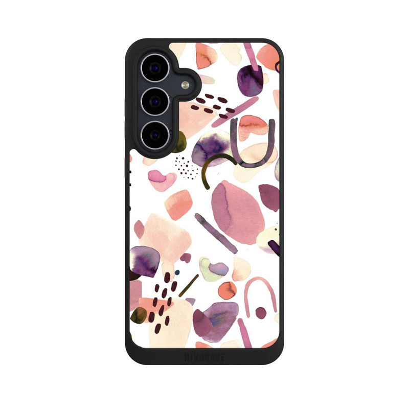 Galaxy S25 FE NIVOpure Abstrakte Formen aquarell lila