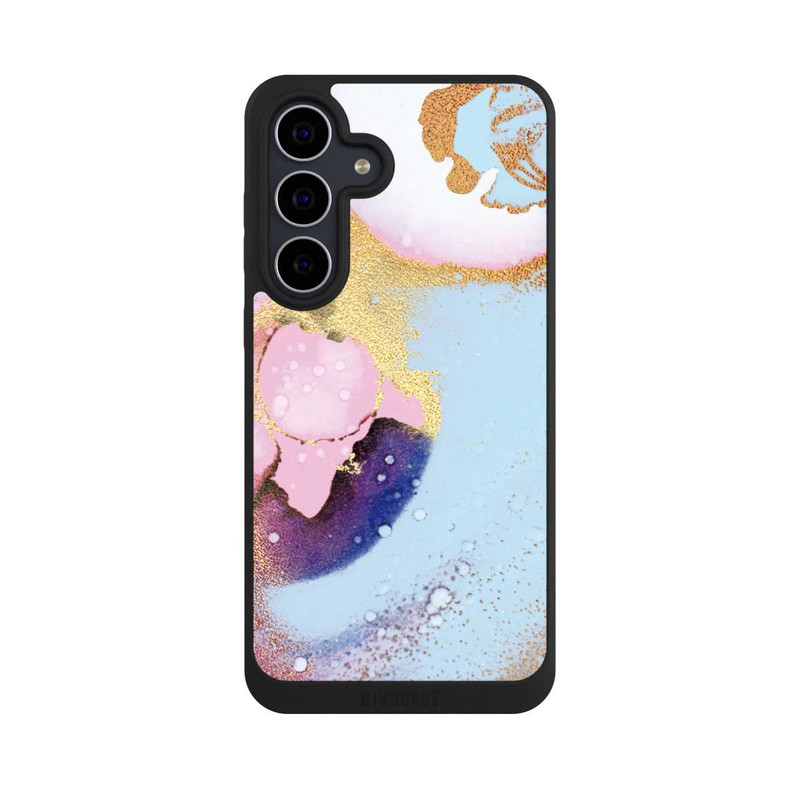 Galaxy S25 FE NIVOpure Texture Encre Pastel Glamour