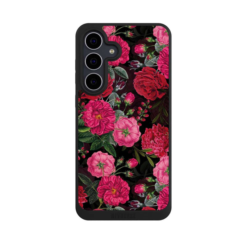 Galaxy S25 FE NIVOpure Pink and Red Flowers