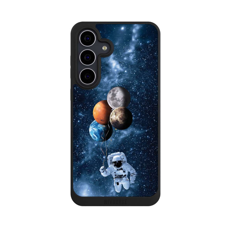 Galaxy S25 FE NIVOpure Astronaute avec des Planètes