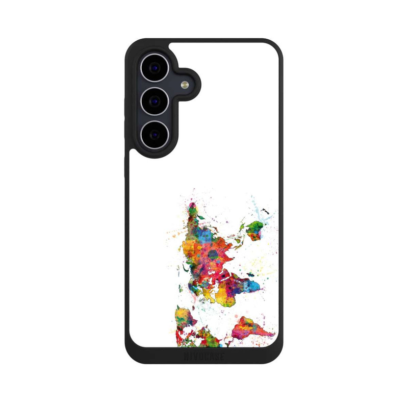 Galaxy S25 FE NIVOpure Éclats de cartes du monde