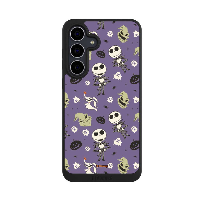 Galaxy S25 FE NIVOpure Jack Purple Pattern Tim Burtons Nightmare before Christmas