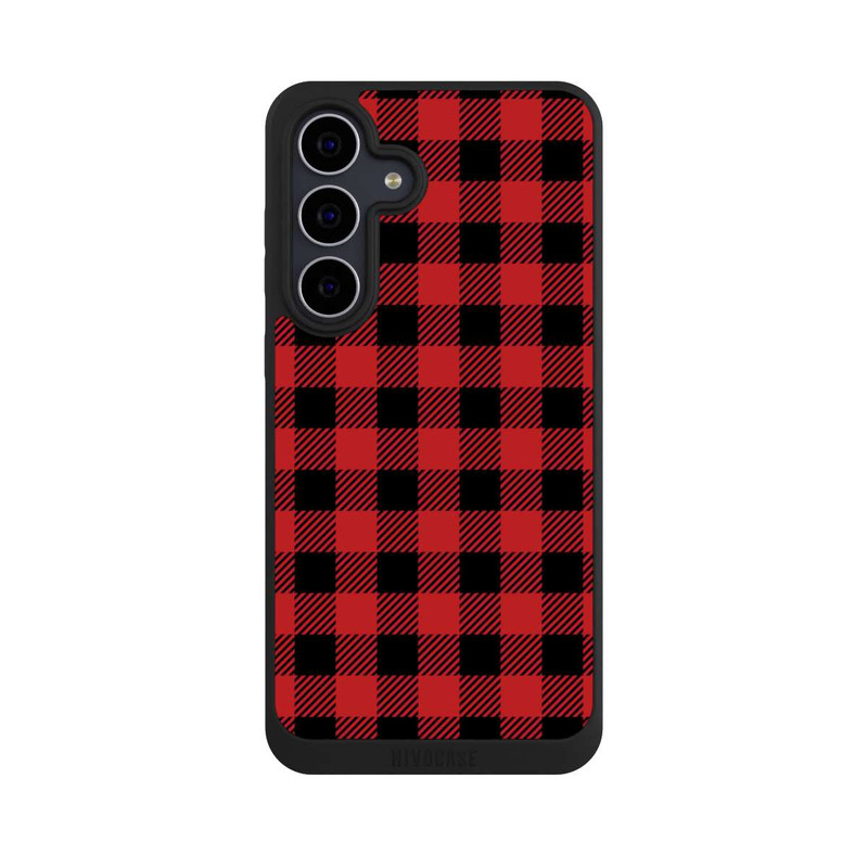 Galaxy S25 FE NIVOpure Red Lumberjack Pattern