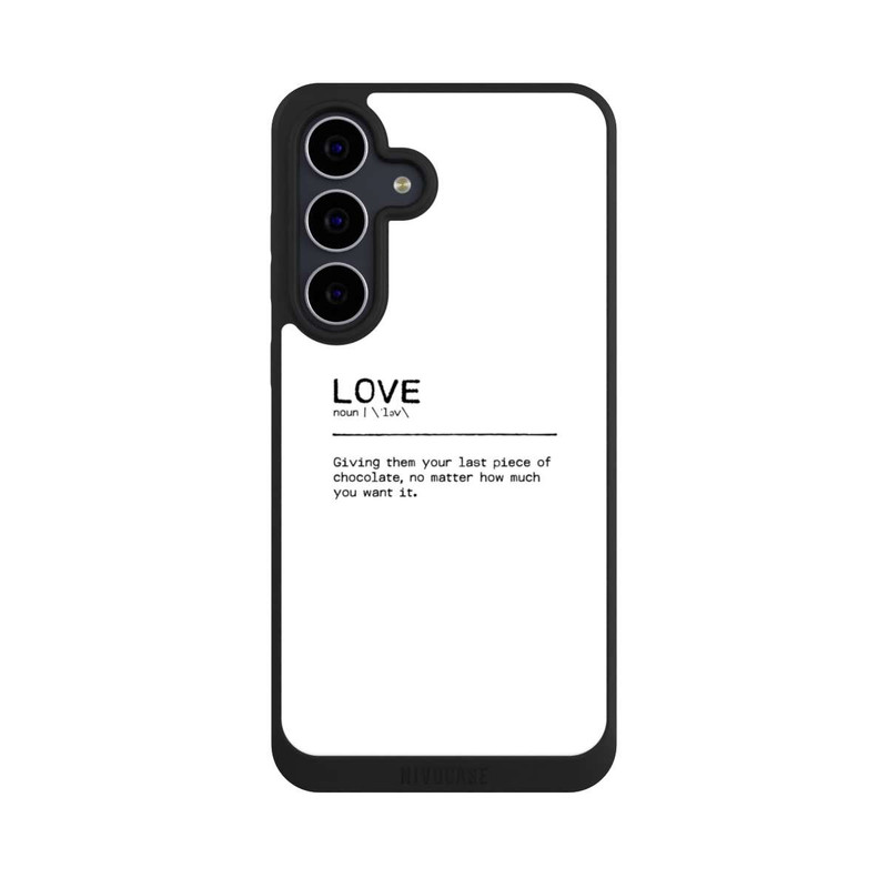 Galaxy S25 FE NIVOpure Citation Love Chocolate (anglais)