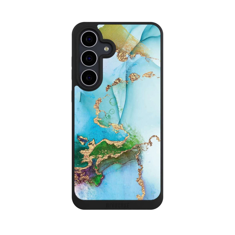 Galaxy S25 FE NIVOpure Bunter Marmor-Glitzer-Look