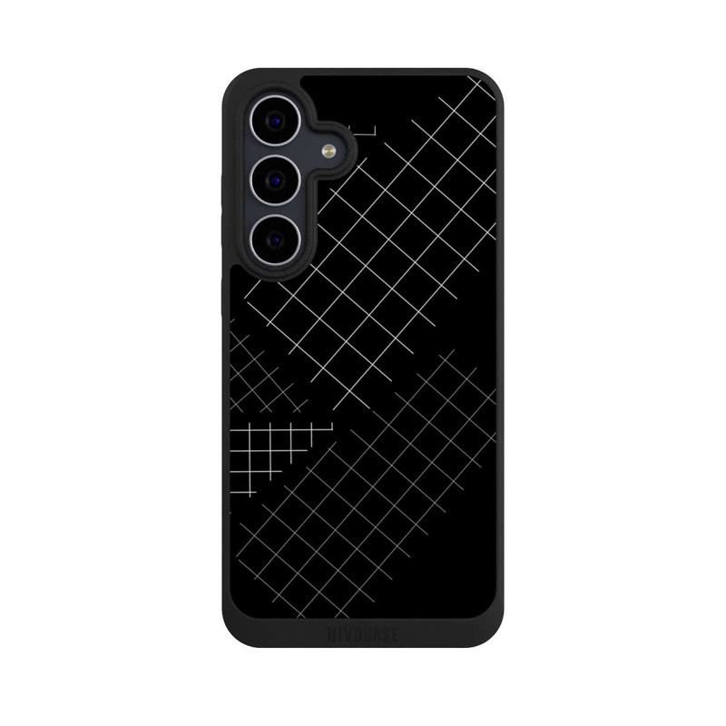 Galaxy S25 FE NIVOpure Black White Grid