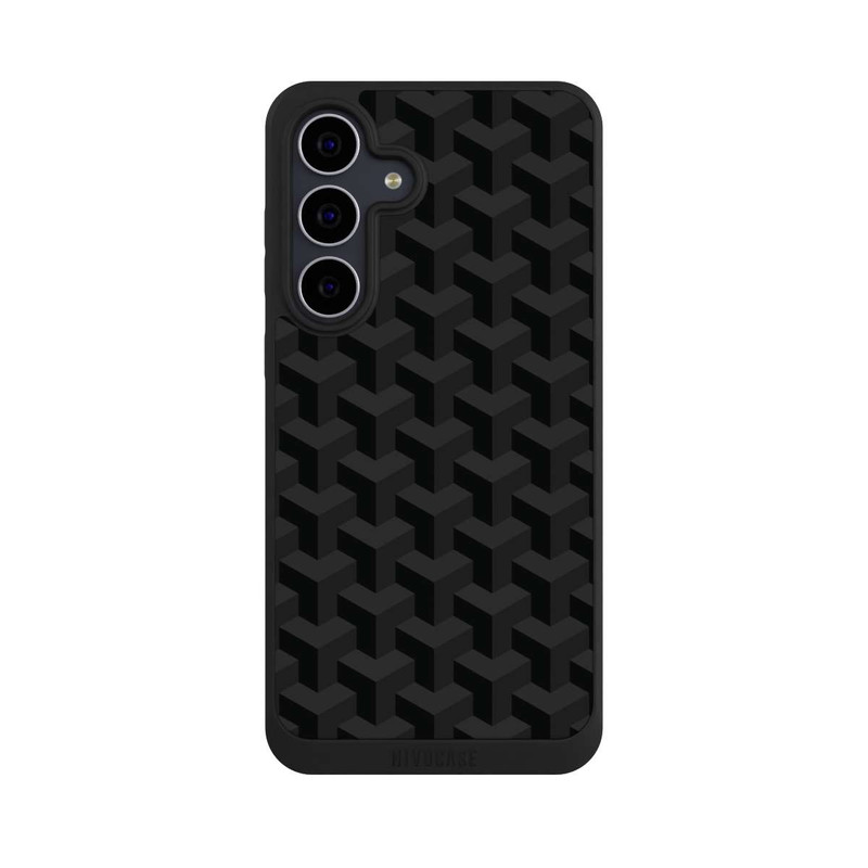Galaxy S25 FE NIVOpure Black Isometric Pattern