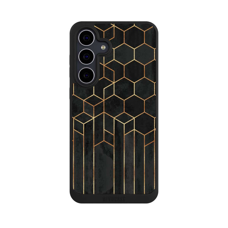 Galaxy S25 FE NIVOpure Schwarze Sechsecke