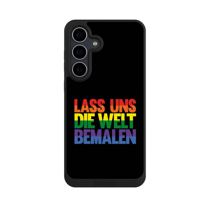 Galaxy S25 FE NIVOpure Lass uns die Welt Bemalen