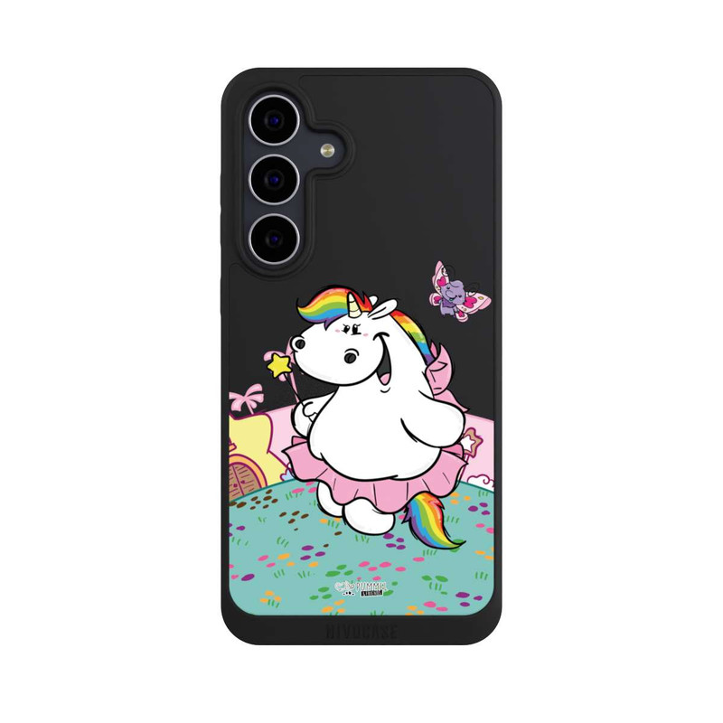 Galaxy S25 FE NIVOpure Glitzerglimmerstadt Transparent