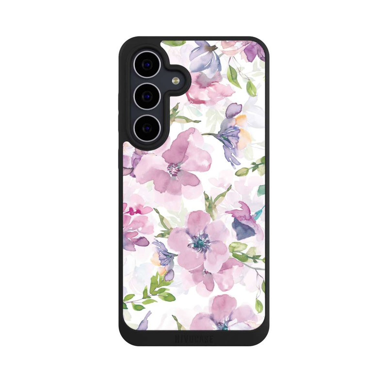Galaxy S25 FE NIVOpure Fleurs aquarelles