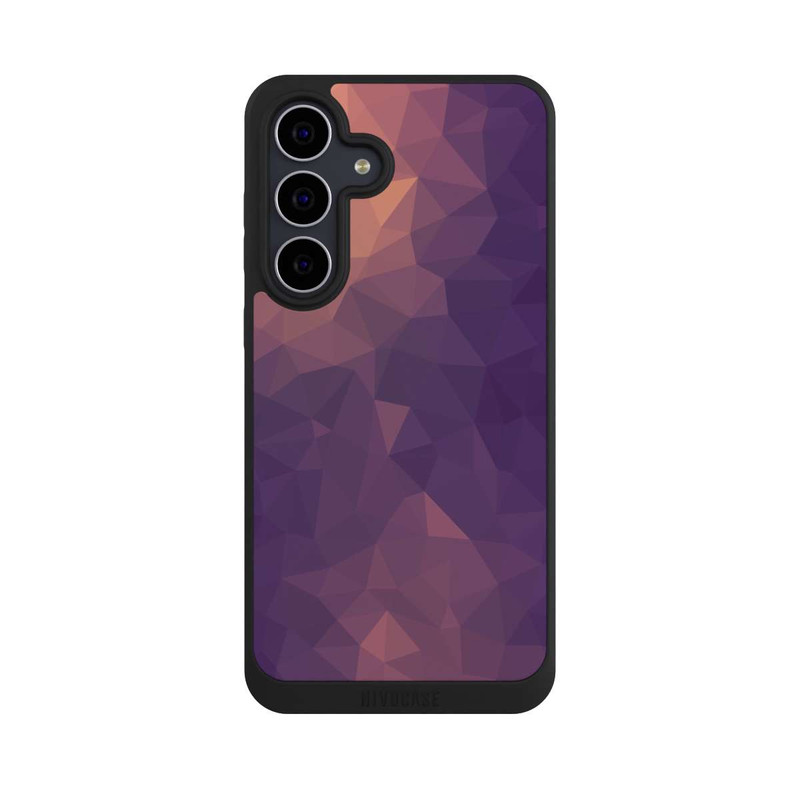 Galaxy S25 FE NIVOpure Polygonal Mosaic Rouge/Violet