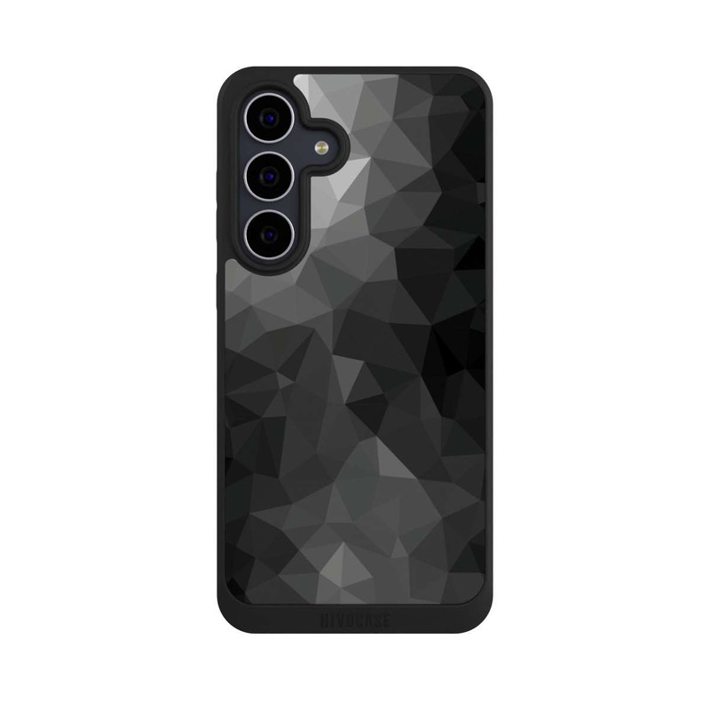 Galaxy S25 FE NIVOpure Polygonal Mosaic black/white