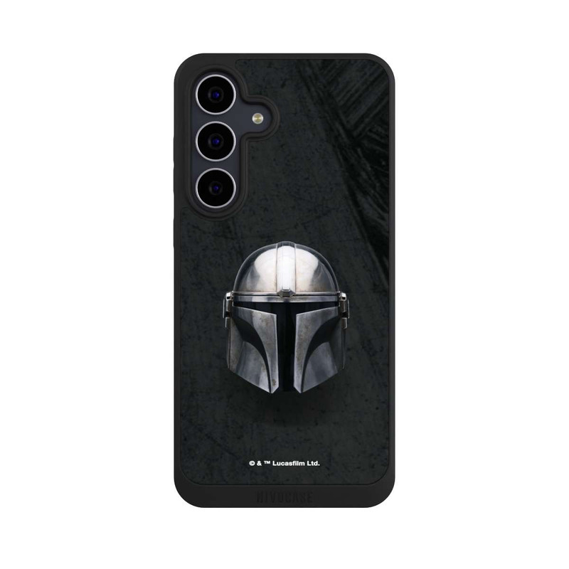 Galaxy S25 FE NIVOpure Schwarzer Mandalorianer Helm