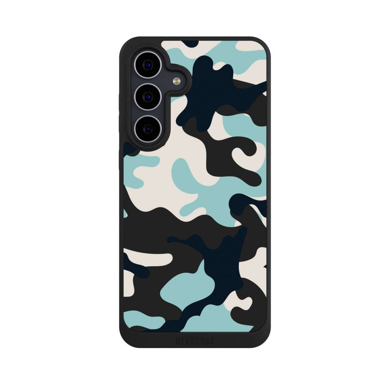 Galaxy S25 FE NIVOpure Camouflage Bleu