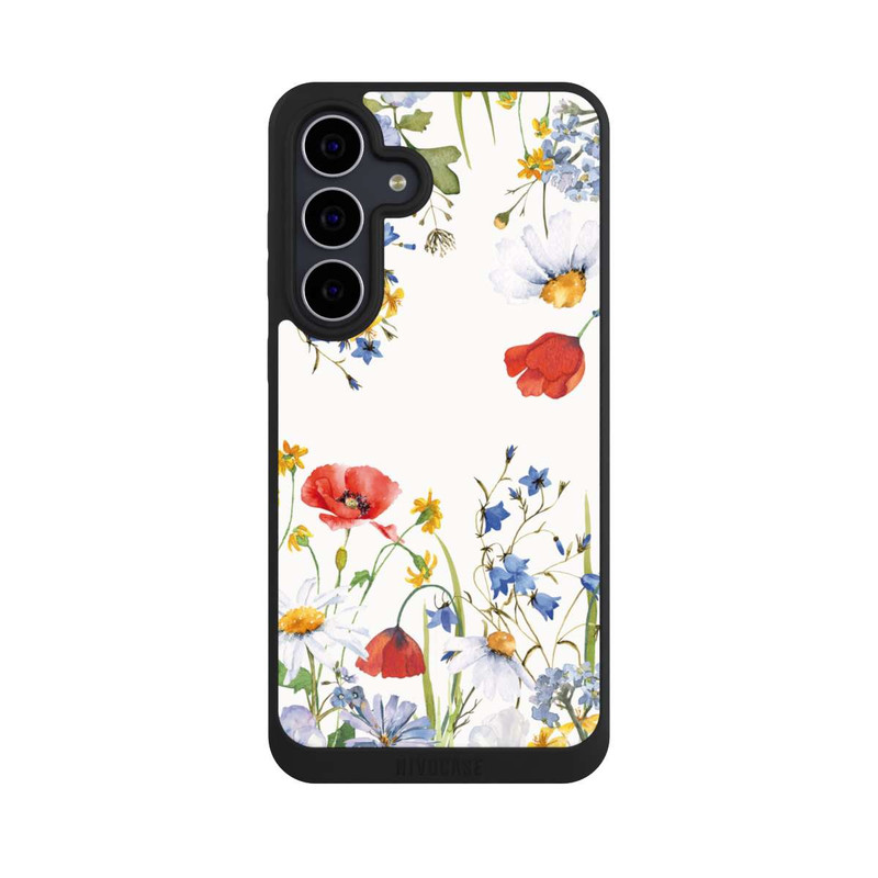 Galaxy S25 FE NIVOpure Prairie de fleurs de pavot