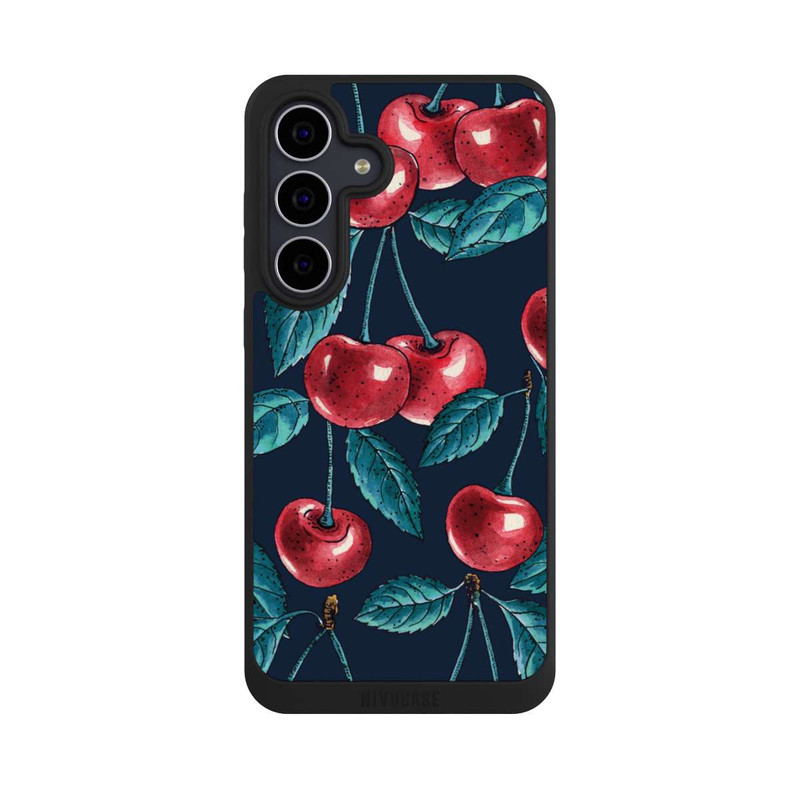 Galaxy S25 FE NIVOpure Cerises Motif foncé