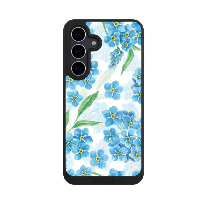 Galaxy S25 FE NIVOpure Motif myosotis blanc