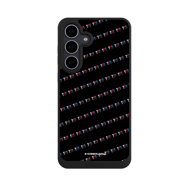 Galaxy S25 FE NIVOpure Drei Fragezeichen Muster Schräg