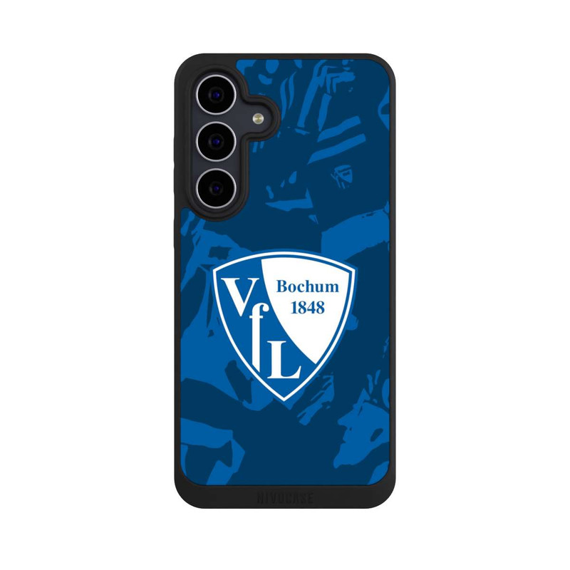 Galaxy S25 FE NIVOpure VfL Bochum Blaues Muster